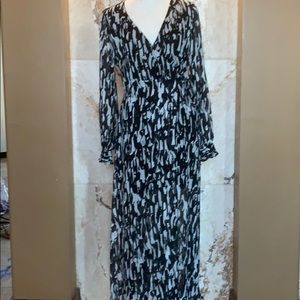 Long wrap dress